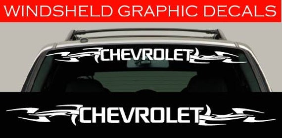 Chevrolet Windshield banner windshield decal windshield sticker