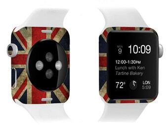 UK Flag Apple Watch Series 7 2021 Skin Wrap Decal | Etsy