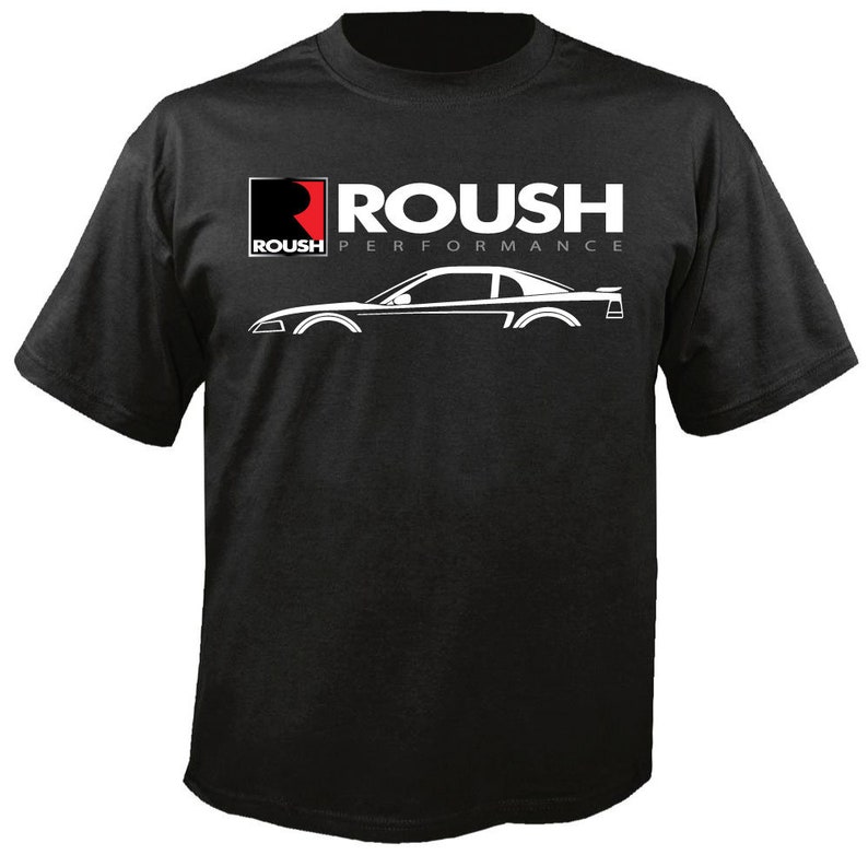 Roush Ford Mustang Sn95 New Edge Silhouette Tshirt Etsy