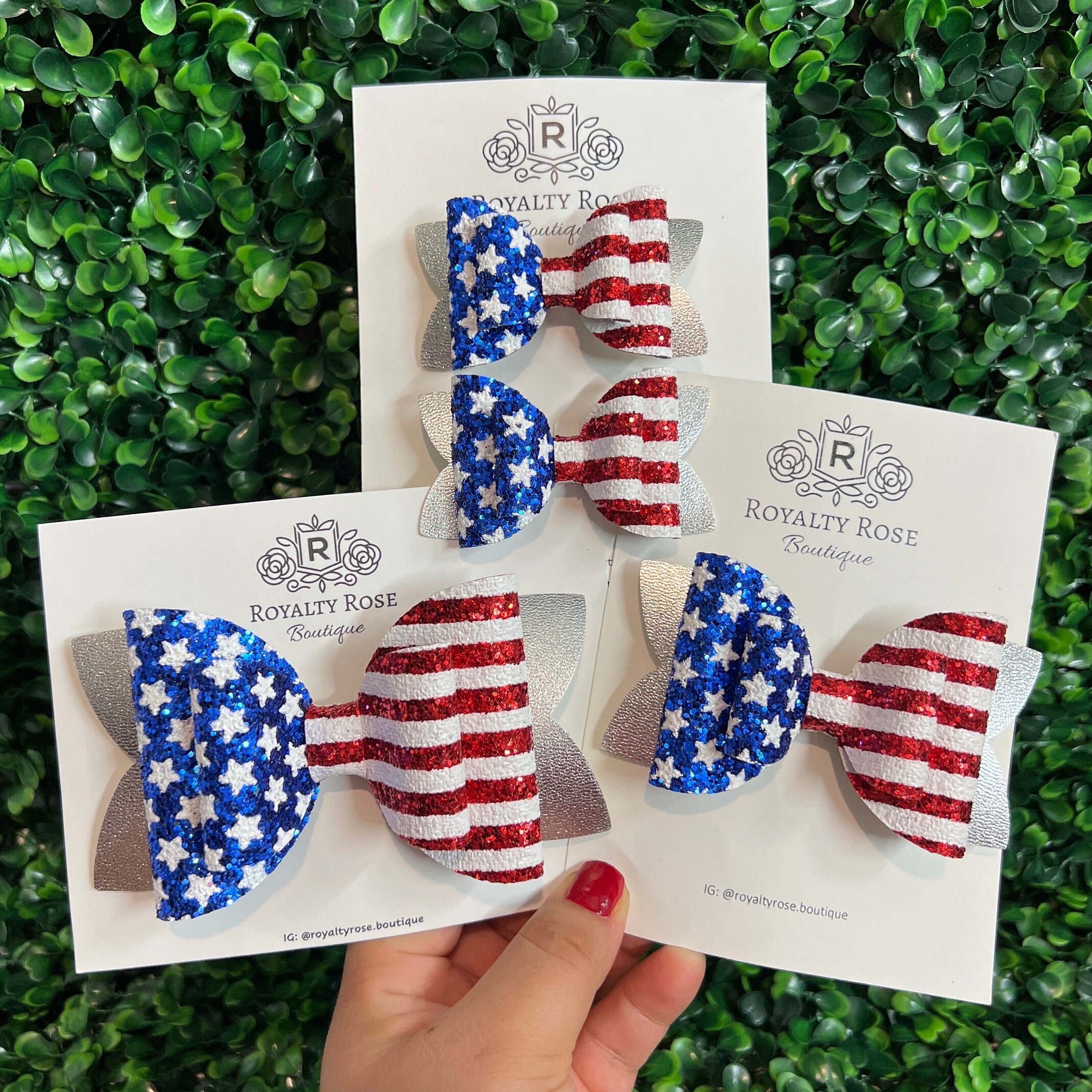 Americana 4th of July Summer BBQ Essentials — bows & sequins