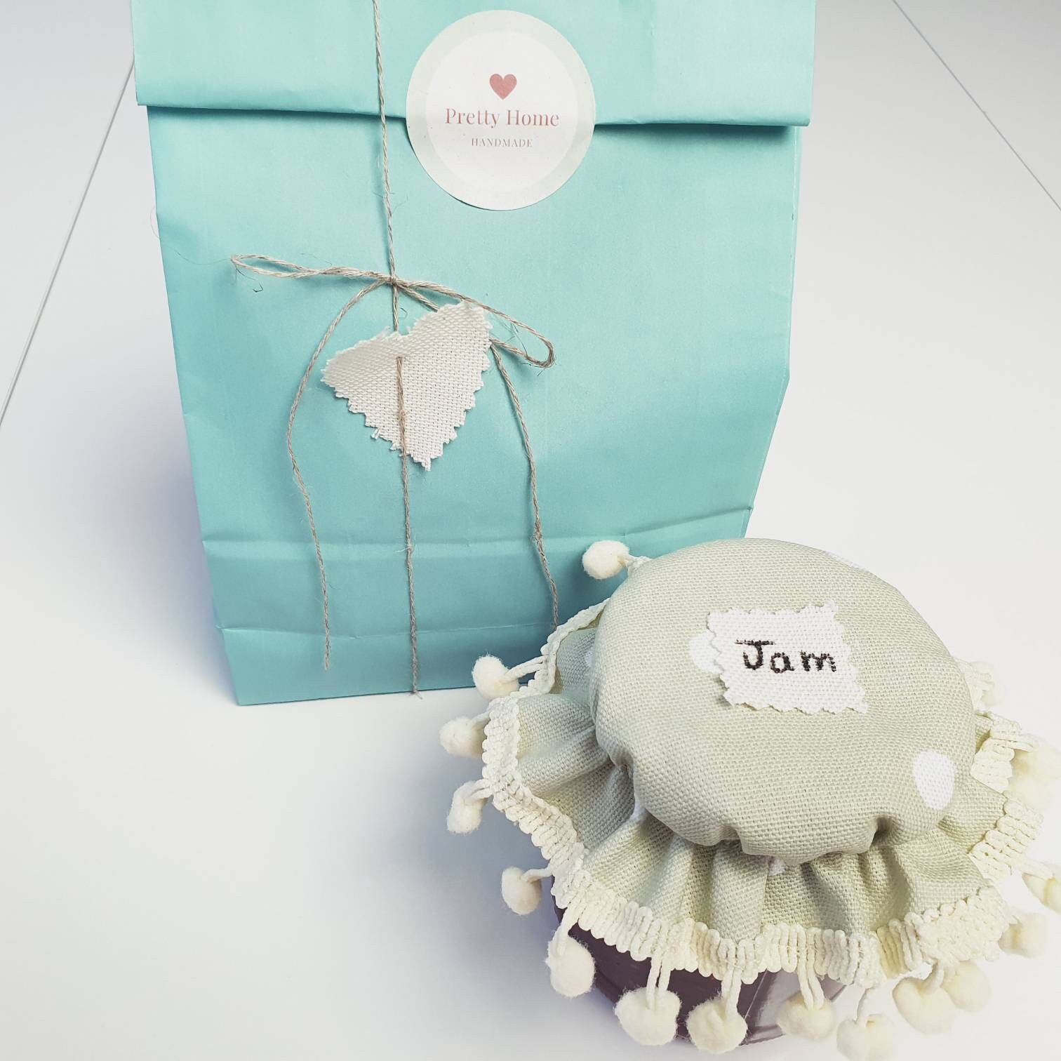 Set of 4 jar covers with elastic washable Etsy