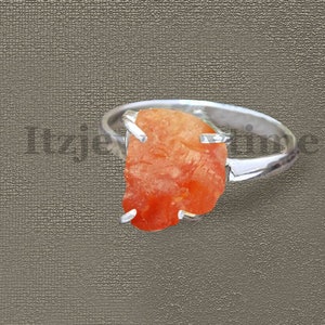 Carnelian ring, 925 Sterling Silver ring, custom made ring, Crystal ring, Natural Carnelian ring, Customizable ring, healing, gift for her