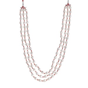 Silver Dholki Mala- Indian Dholki Mala- Bormala- Dholki Beads Necklace- Indian Jewelry- Maharashtrian jewellery- Kolhapuri Dholki Necklace