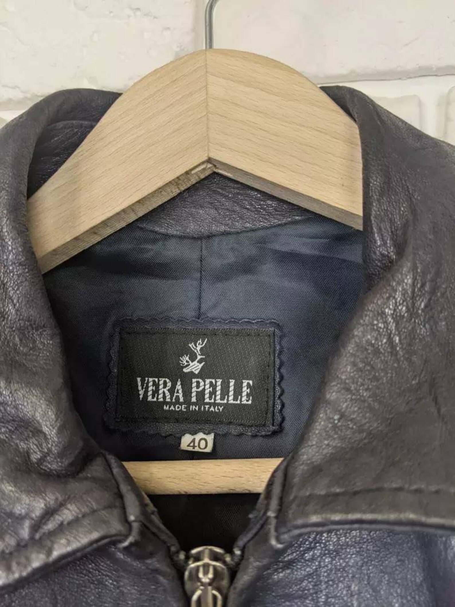 Vera pelle leather jacket Etsy