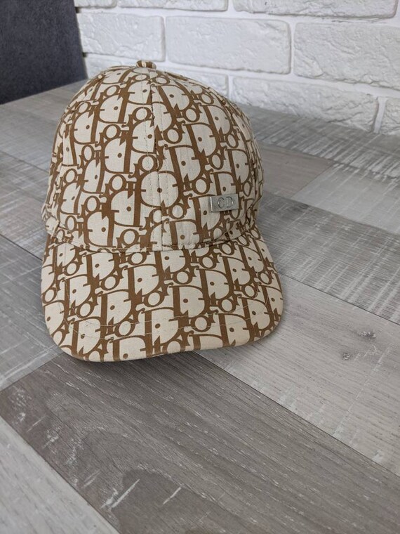 Vintage Dior cap Hat Monogram classic patern