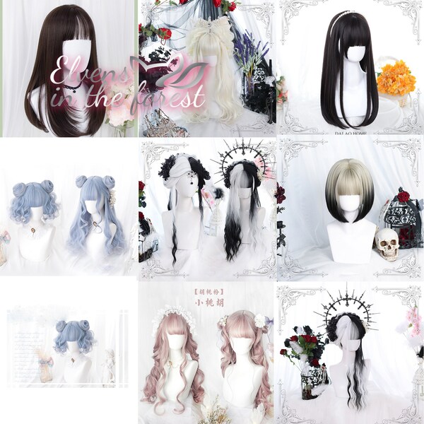 Liquidation de perruques - Solde - Décorations de cosplay - Vêtements Lolilta - Promos au prix le plus bas-Chapeau-pastoral-japonais-Manga-couvre-chefs