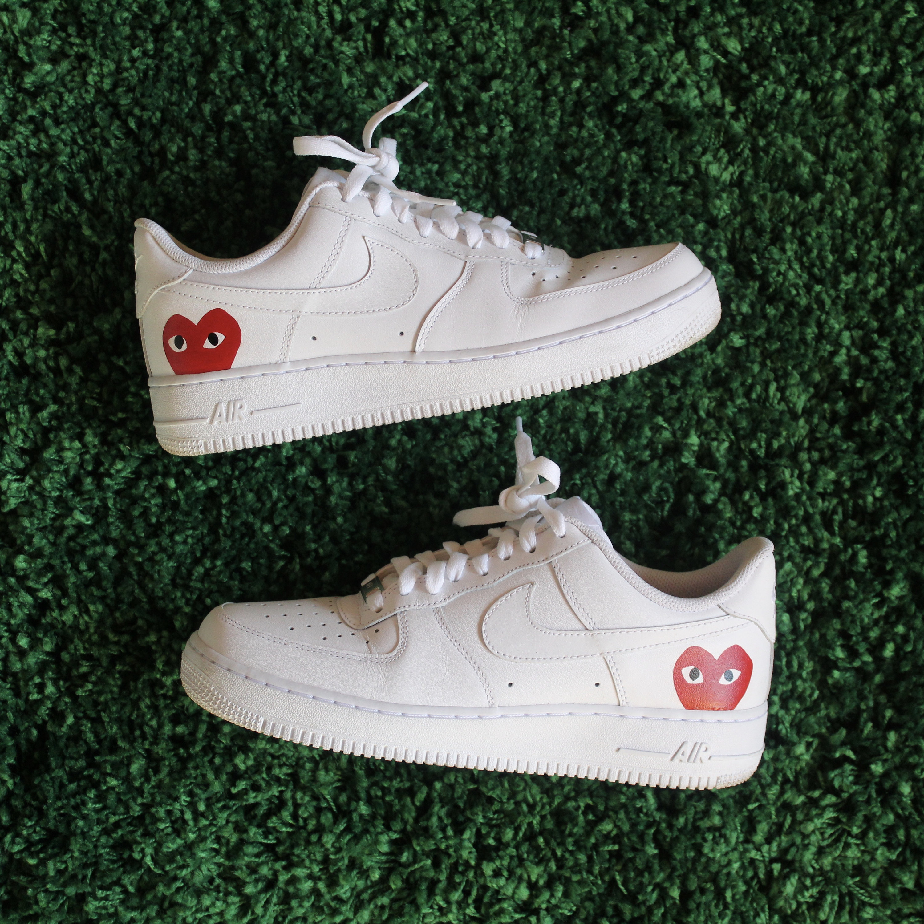 Custom Air Force 1 x CDG Comme des Garçons | Etsy