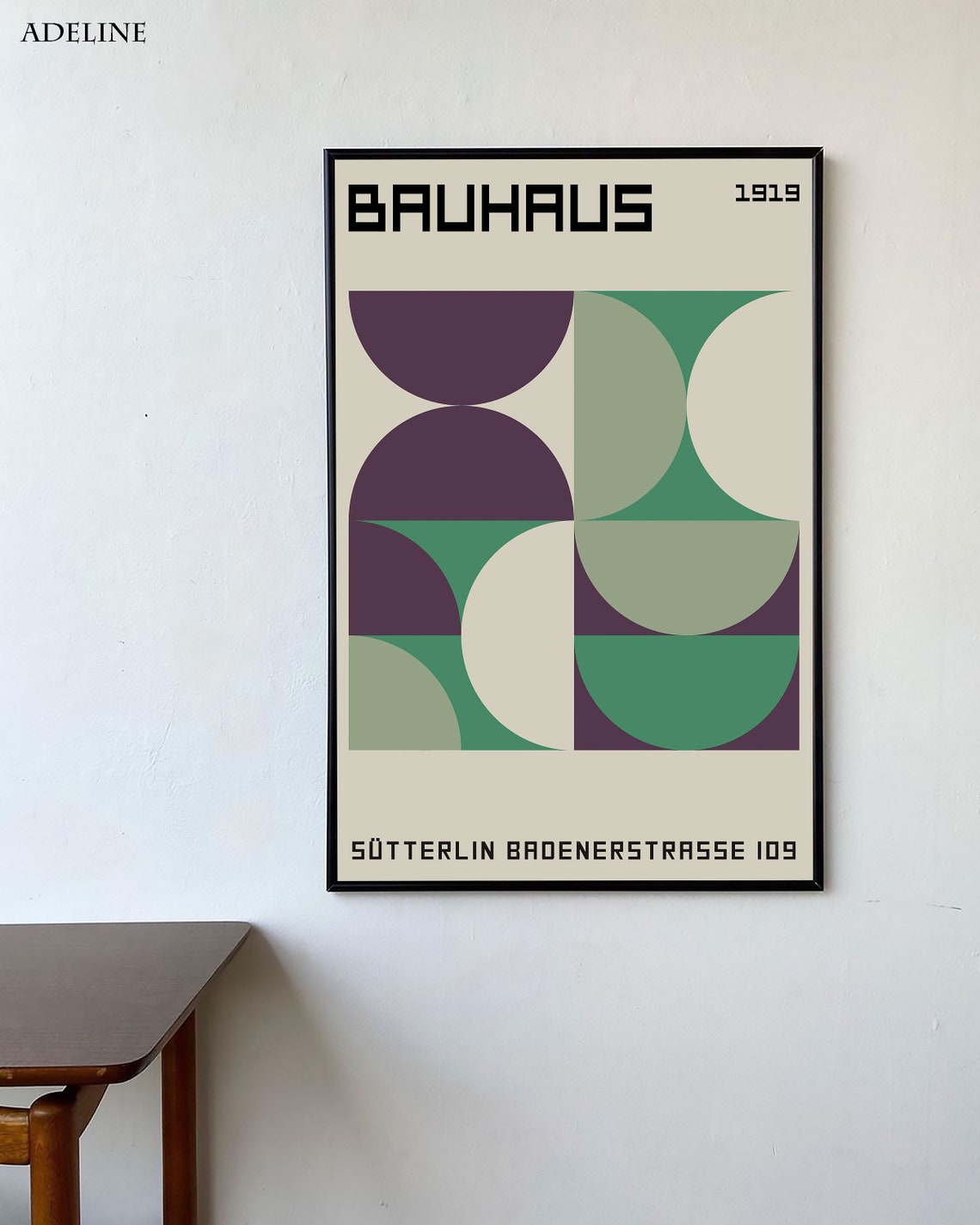 Bauhaus Bauhaus Poster Bauhaus Print Bauhaus Green Poster Etsy