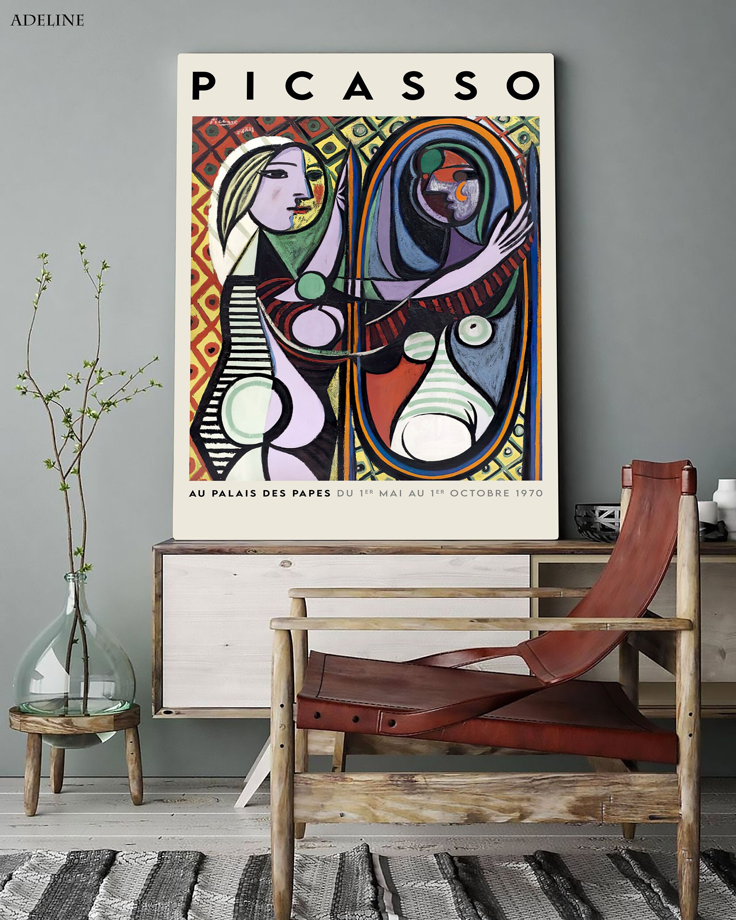 Picasso Poster Picasso Print Picasso Exhibition Art Art Etsy