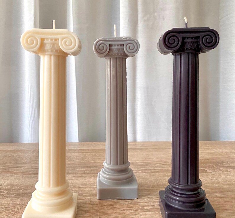 Luxury Scented Pillar Candle Greek/Roman Pillar Candle Etsy
