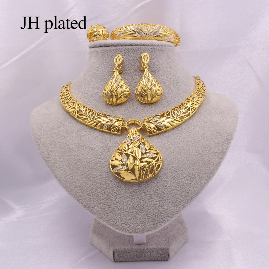 African Gold Bridal Jewelry Sets Dubai Indian Wedding Gifts Etsy