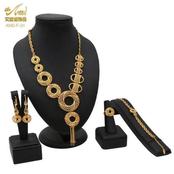 Arabic wedding jewelry best sale sets