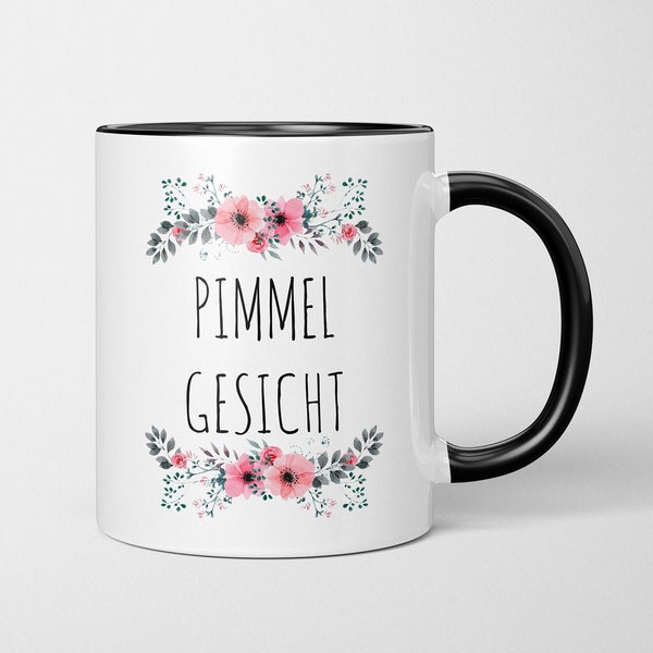 Tasse mit Spruch "Pimmelgesicht" - lustig - Kaffee Tasse - Arbeit - Büro  Geschenkideen Kollege/Kollegin