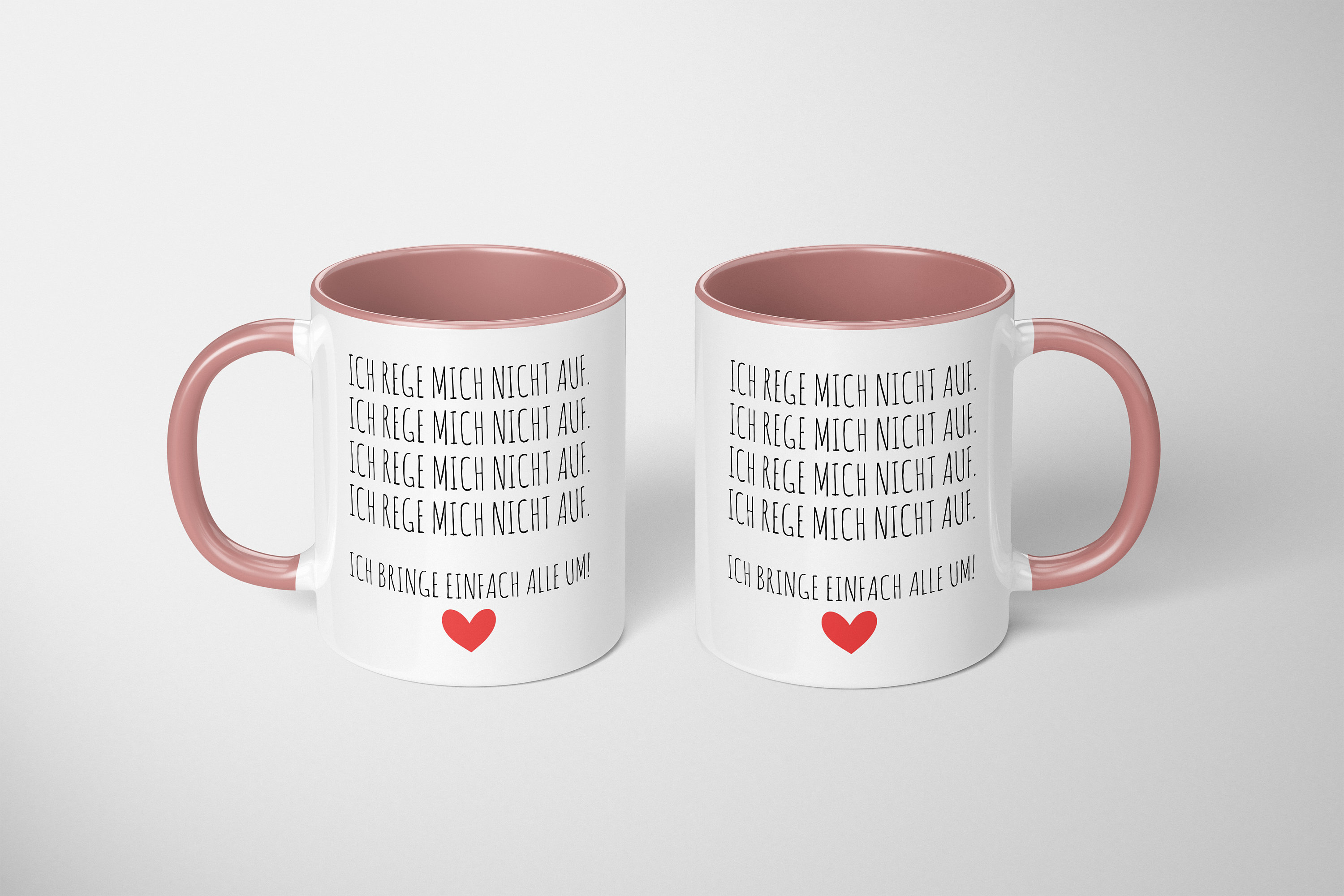 Glitzer Kaffeebecher „Rege Mich Nicht Auf“ – 330 Ml, Pink | Lustiger Spruch, Perfekt Als Geschenk Oder Fürs Büro