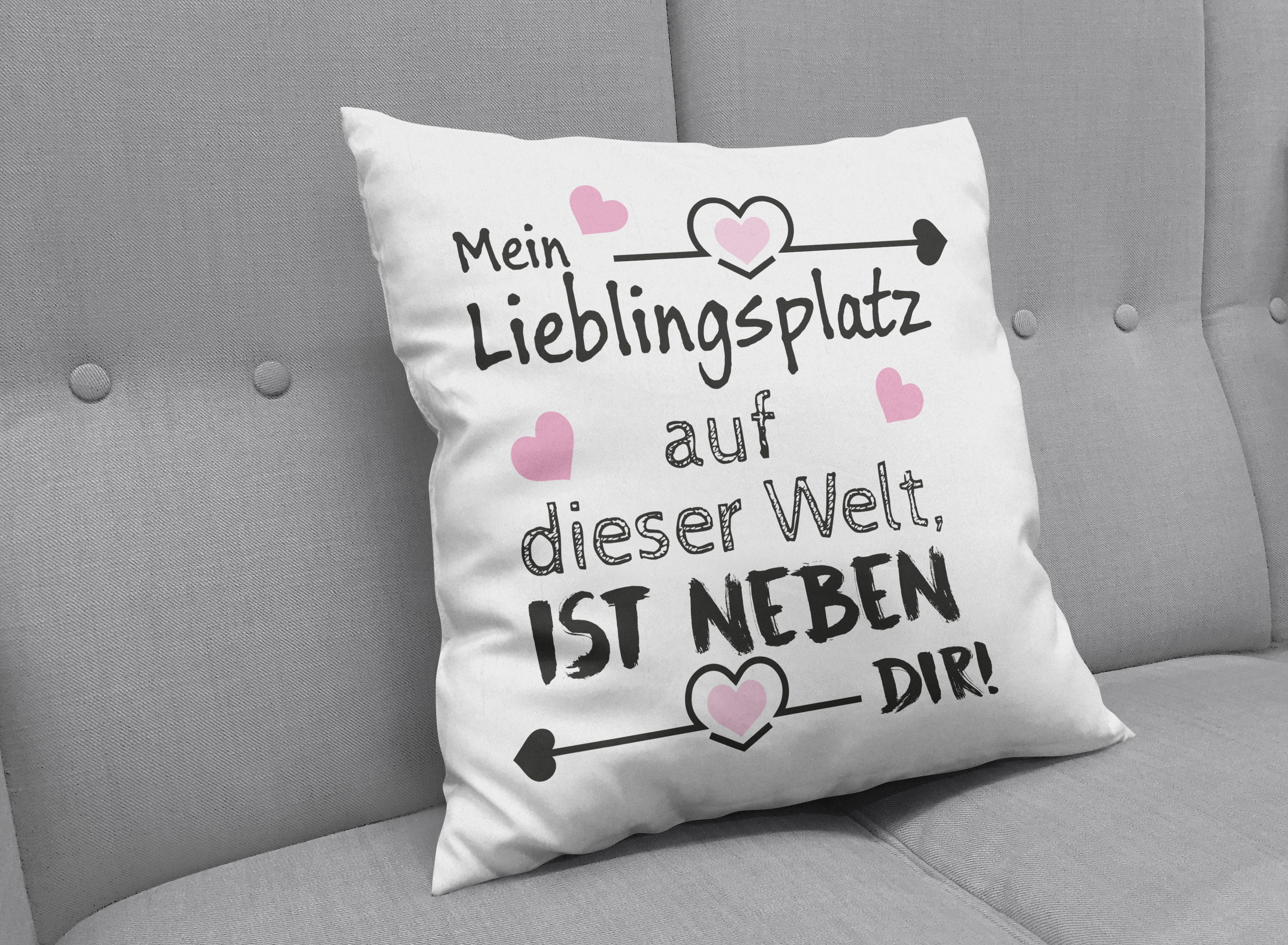 Kissen mit Spruch Mein Lieblingsplatz auf dieser Welt Etsy.de