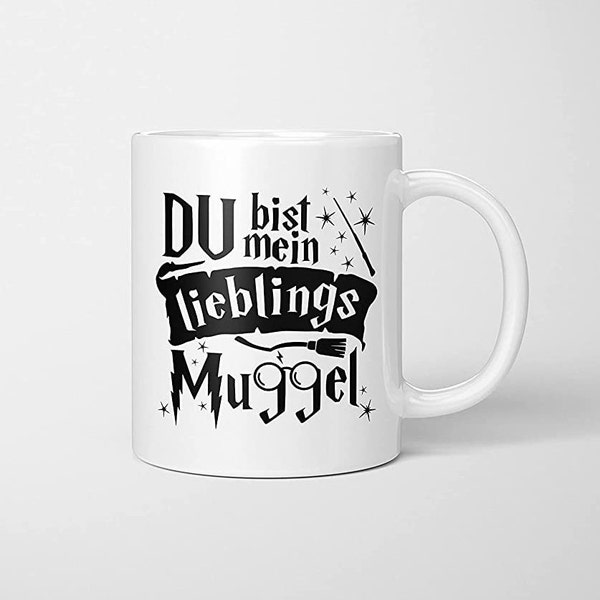 TASSENTICKER - Du bist mein lieblings Muggel - lustiges Geschenk - Geschenk - Geschenkidee - Freunde - Familie - Freundin - Freund