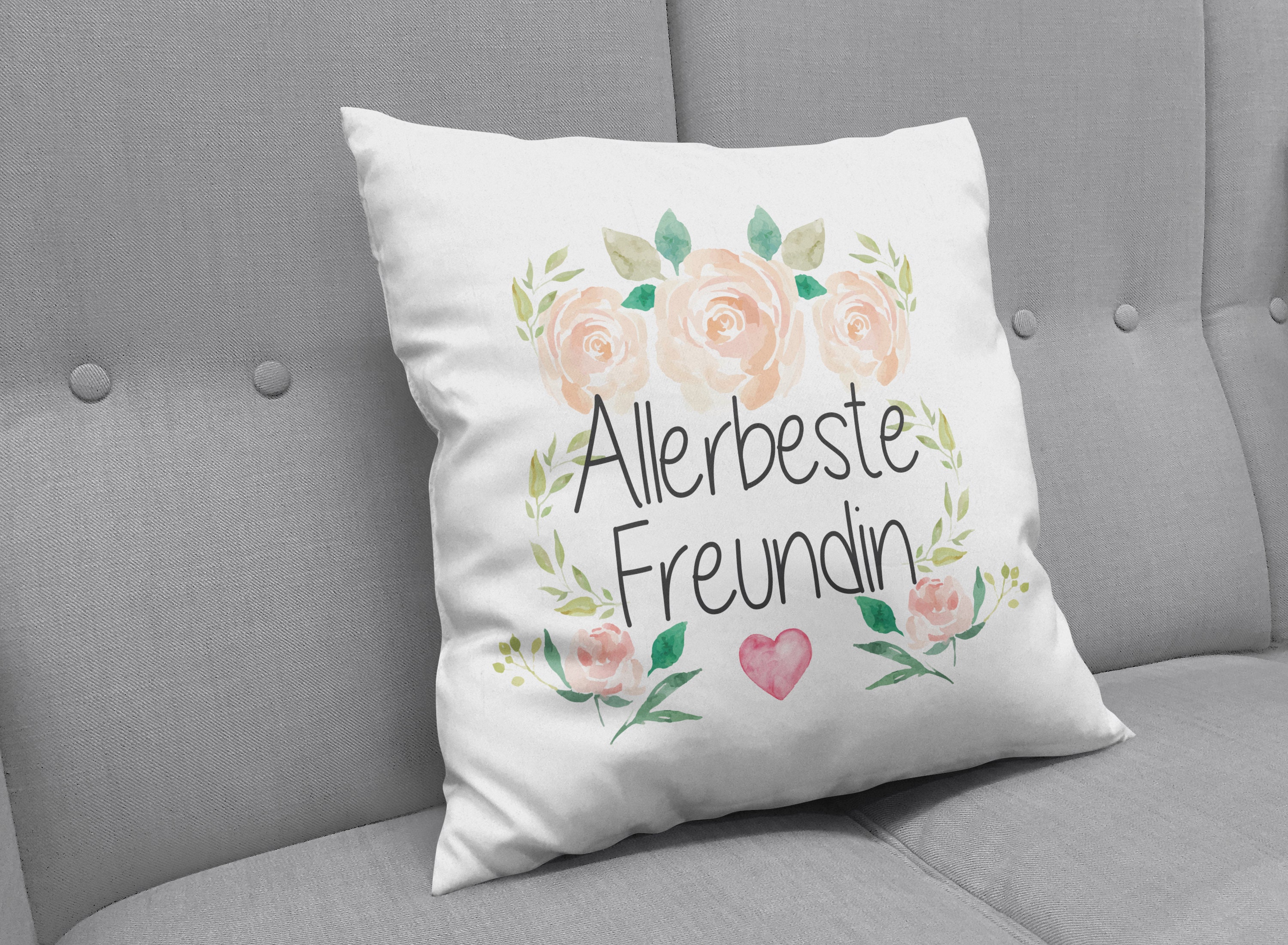 Pillow with saying Best Friend Friendship Gifts Etsy