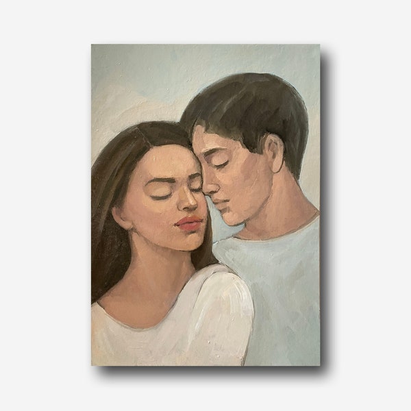 Lovers Painting Etsy