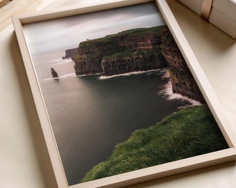 Cliffs of Moher Print: Ireland Photography, Irish Coastal Wall Art