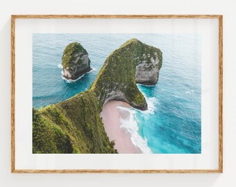 Kelingking Beach, Nusa Penida, Bali, Indonesia | Unframed Travel Photography Wall Art Print | Wall decoration | Fine Art | Modern Home Decor