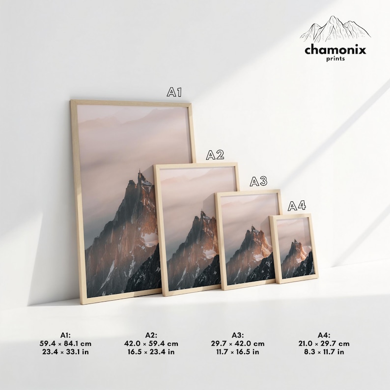 three frames displaying a mountain scene with a mountain range in the background