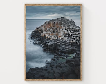 Giants Causeway Print, Northern Ireland Wall Art, County Antrim Landscape Photography