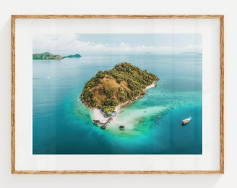 Kelor Island, Komodo National Park, Indonesia | Unframed Coastal Photography Wall Artwork | Ocean Wall Decor | Tropical Print | Gift Idea