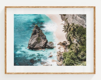 Kelingking Beach, Nusa Penida, Bali, Indonesia | Unframed Travel Photography Wall Art Print | Wall decoration | Fine Art | Modern Home Decor