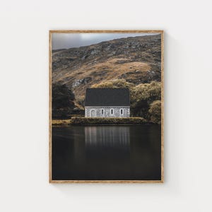 Impresión de Gougane Barra, póster de corcho, impresión de arte mural con fotografía irlandesa, decoración moderna para el hogar, decoración de pared para sala de estar, póster de paisaje