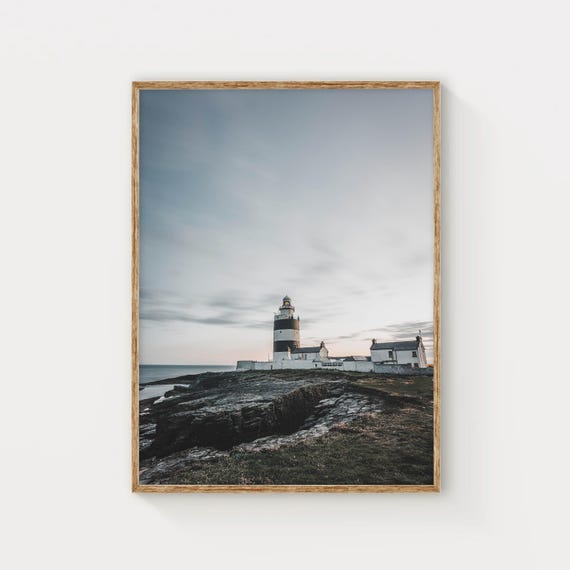 Hook Head Lighthouse Print: Irish Coastal Seascape Photography