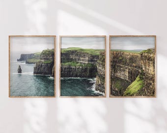 Tryckset med Cliffs of Moher – Irländsk kustväggkonst