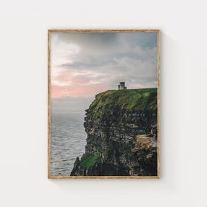 Cliffs of Moher Druck, Irland Wandkunst, Küsten Fotografie, irische Landschaft, Naturdruck, Wild Atlantik Weg, Ocean Wanddekor