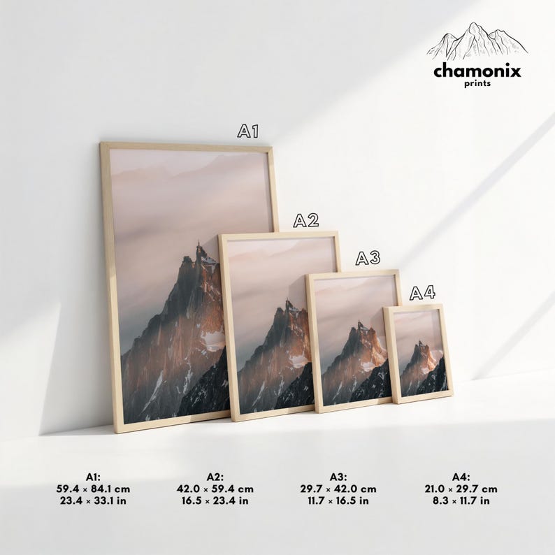 three frames displaying a mountain scene with a mountain range in the background