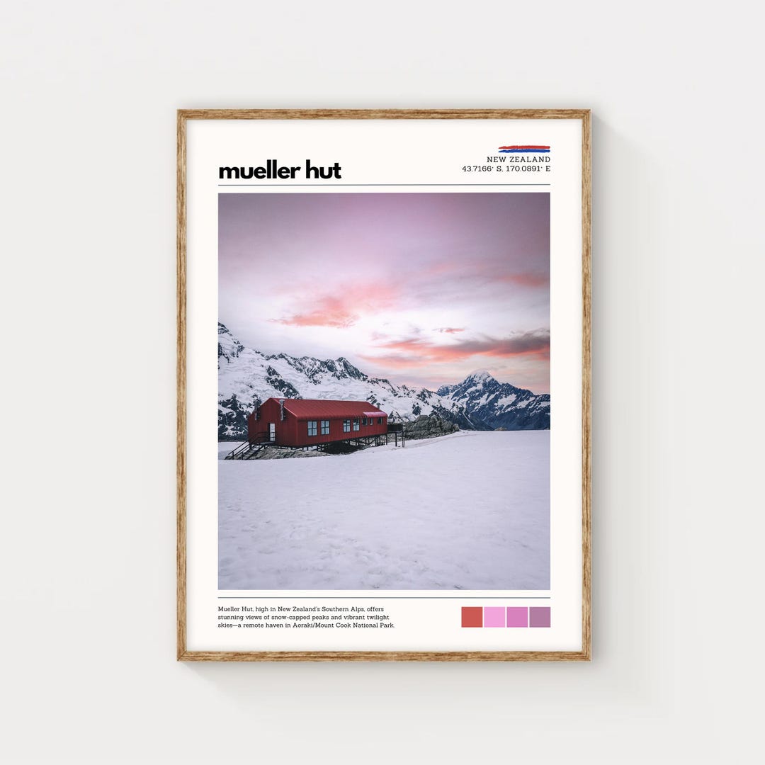 Mueller Hut Art Print main image 0