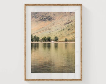 Buttermere Lake, Lake District, England, UK | Unframed Mountain Photography Wall Art Print | Nature Wall Decor | Housewarming Gift Idea