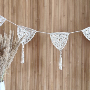 Boho Decoration wall garland. Natural home decor. Macrame Garland