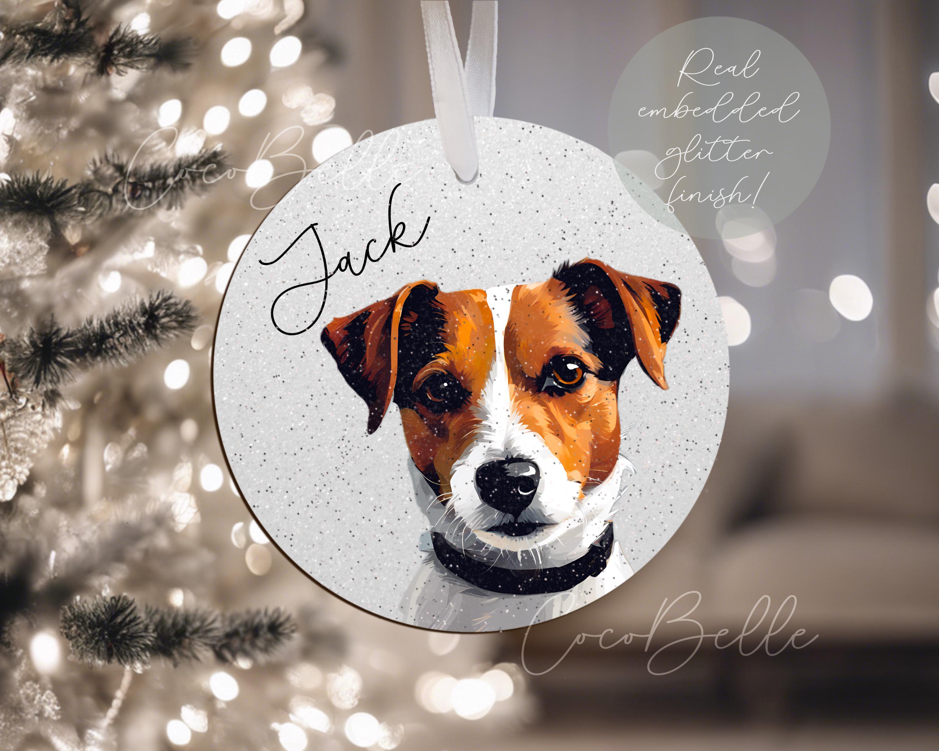 Terrier Tiny Jack Russell Terrier Christmas Ornament Rare Vintage