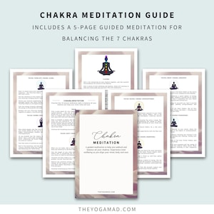 Chakra Meditation Guide (7 Chakras Chart)