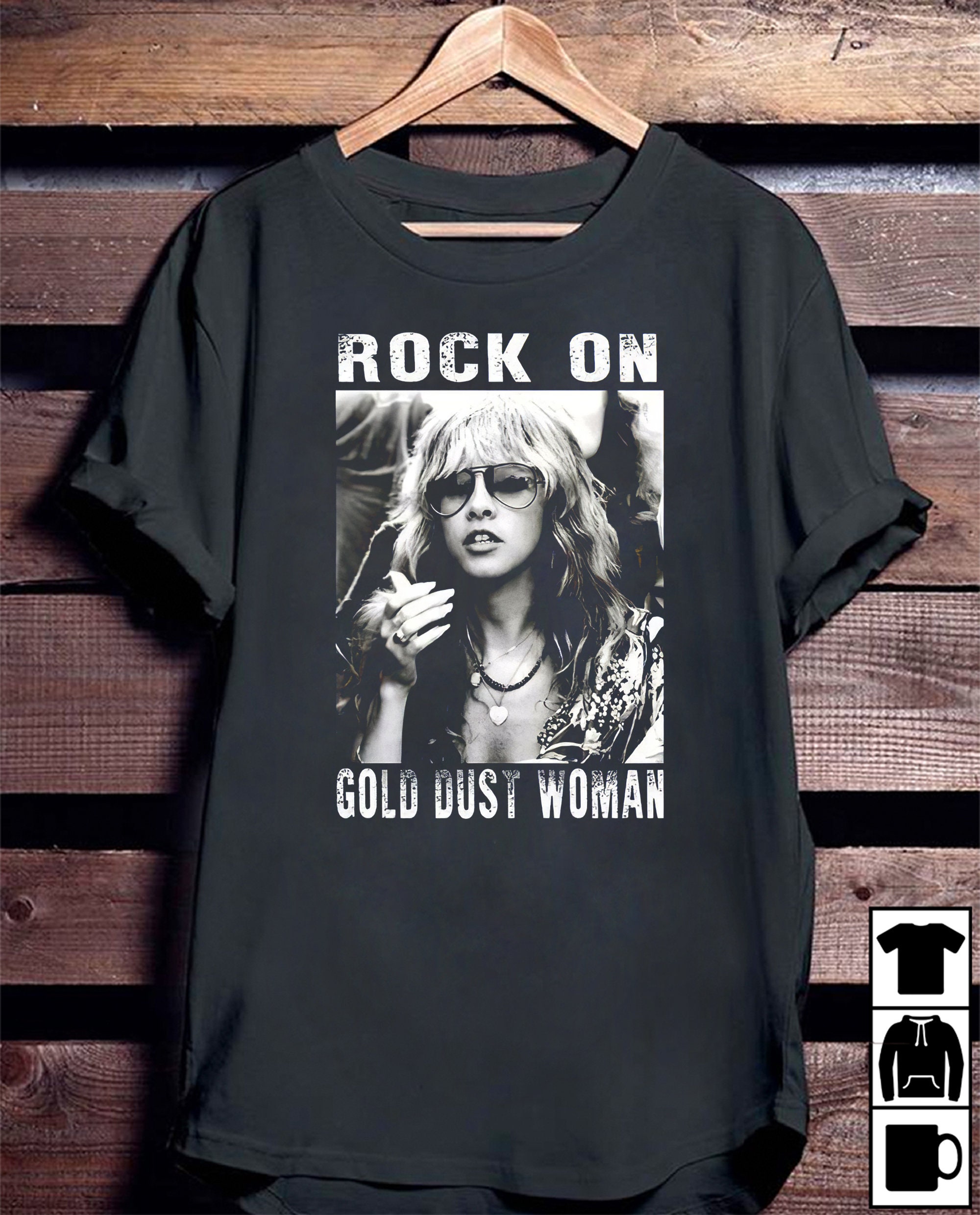 Discover Stevie Nicks Shirt, Rock on Gold Dust Woman Unisex Tshirt