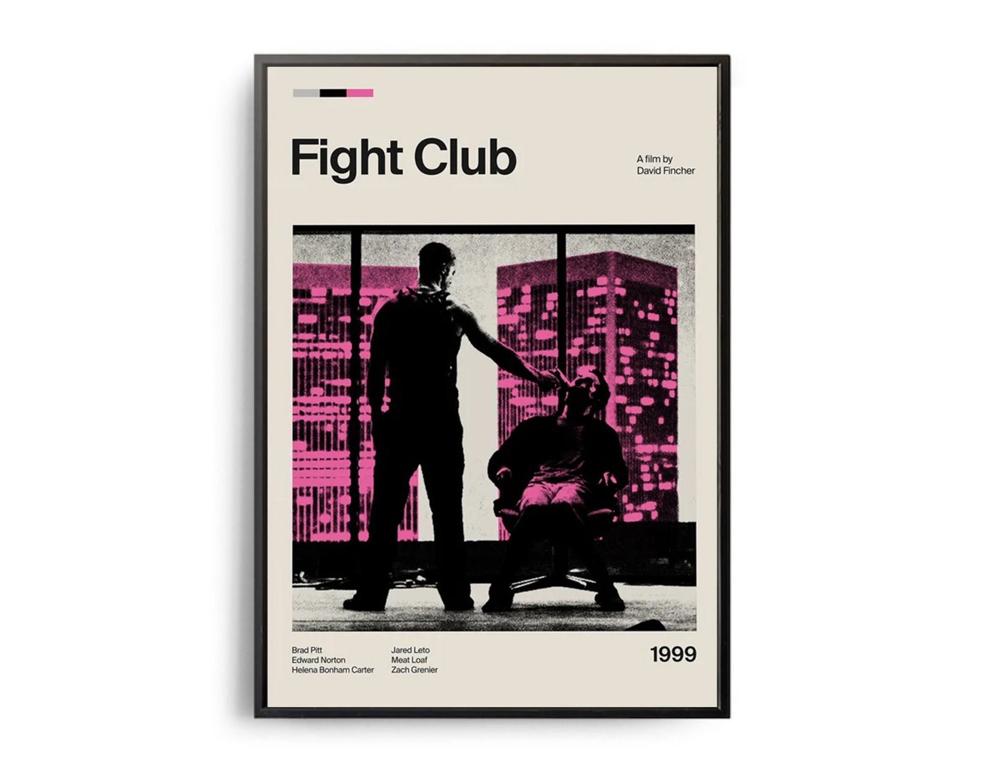 Fight Club Poster Brad Pitt