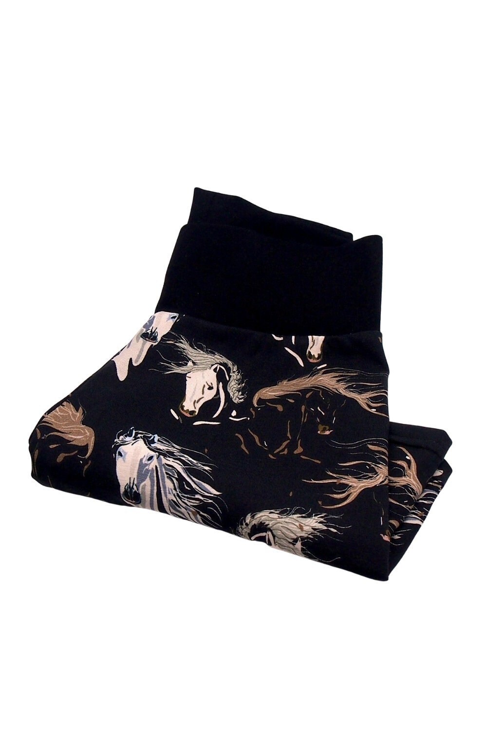 Shorts “Wild Horses” with soft waistband size. 116-164/ Shorts for children/ Fantasy Horse - gifts for horse lovers