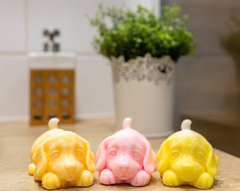 Scented soap "Playing Dog 3D" - handmade, 3 fragrant scents/Fantasy Horse - gifts for horse lovers