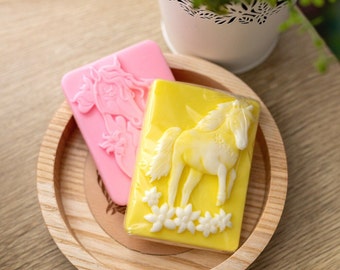 Scented soap/horse soap "Foal" - handmade, 5 fragrant scents/Fantasy Horse - gifts for horse lovers