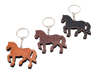 Wooden keychain “Horse” / Fantasy Horse - gifts for horse lovers