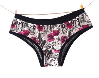 Women's briefs/panties “Spanish Horse II” - gift box optional/Fantasy Horse - gifts for horse lovers