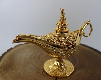 Aladdin's Magic Lamp, Genie Lamp, Incense Holder, Incense Burner, Candle Holder, Kerosene Lamp, Aladdin Censer, Aladdin Oil Lamp, Oil Burner