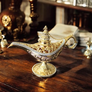 手作りアラジンのランプ：金の魔神お香立て - Etsy 日本