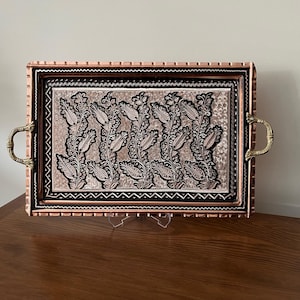 Turkish Copper Tray, Turkish Serving Tray, Copper Serving Tray, Turkish Coffee Tray, housewarming gift, home gifts, coffee table decor