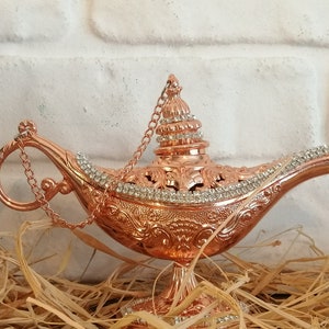 Aladdin's Magic Lamp, Genie Lamp, Incense Holder, Incense Burner, Candle Holder, Kerosene Lamp, Aladdin Censer, Aladdin Oil Lamp, Oil Burner