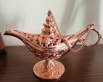 Aladdin's Magic Lamp, Genie Lamp, Incense Holder, Incense Burner, Candle Holder, Kerosene Lamp, Aladdin Censer, Aladdin Oil Lamp, Oil Burner